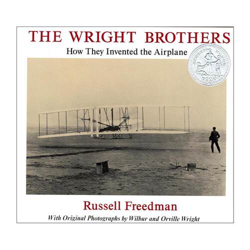 英文原版 The Wright Brothers 莱特兄弟传 飞机发明史 儿童科普百科 纽伯瑞奖得主Russell Freedman 英文版 进口英语原版书籍