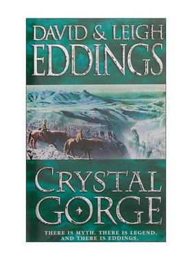 英文原版 Crystal Gorge 沉睡之神3 水晶峡谷 大卫·艾丁斯奇幻小说 圣石传奇系列作者 英文版 进口英语原版书籍