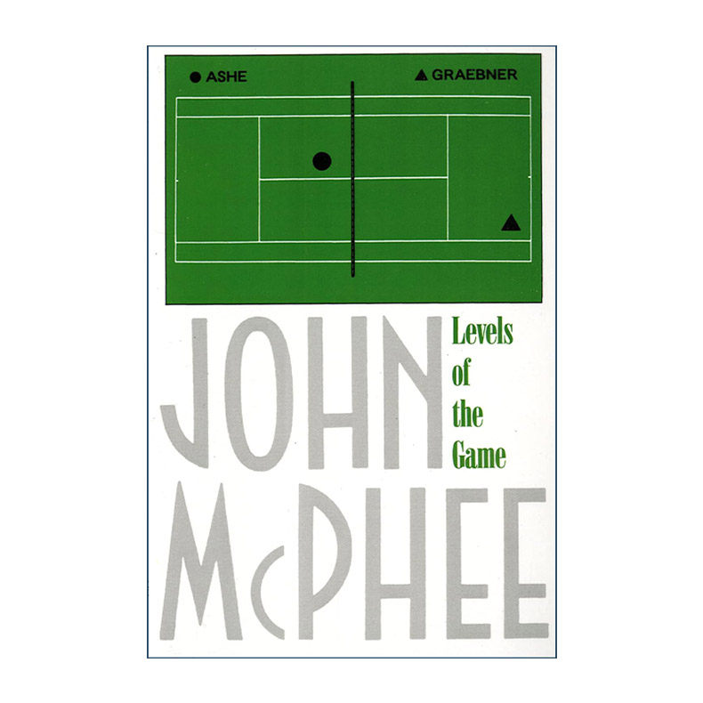 英文原版 Levels of the Game 比赛的等级 1968年美国网球ArthurAshe对阵ClarkGraebner公开赛半决赛 英文版 进口英语原版书籍