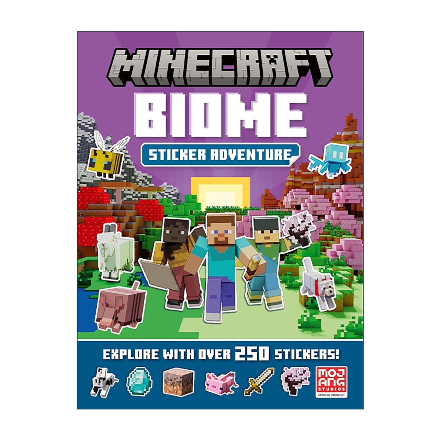 英文原版 Minecraft Biome Adventure Sticker Book 我的世界 生物群系大冒险 贴纸活动书 英文版 进口英语原版书籍