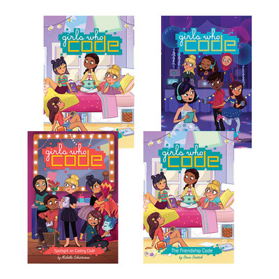 编码的女孩1-4册精装英文原版