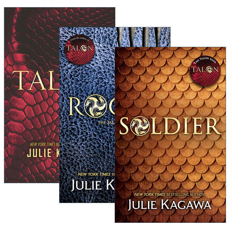 英文原版 The Talon Saga 塔龙传奇系列1-3册 朱莉·柯格瓦奇幻畅销小说 英文版 进口英语原版书籍