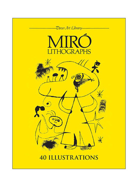 英文原版 Miro Lithographs 胡安·米罗平版版画集 与毕加索齐名 Joan Miro 英文版 进口英语原版书籍