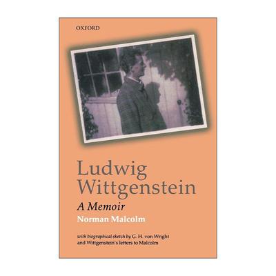 英文原版 Ludwig Wittgenstein 回忆维特根斯坦 诺尔曼·马尔康姆 英文版 进口英语原版书籍