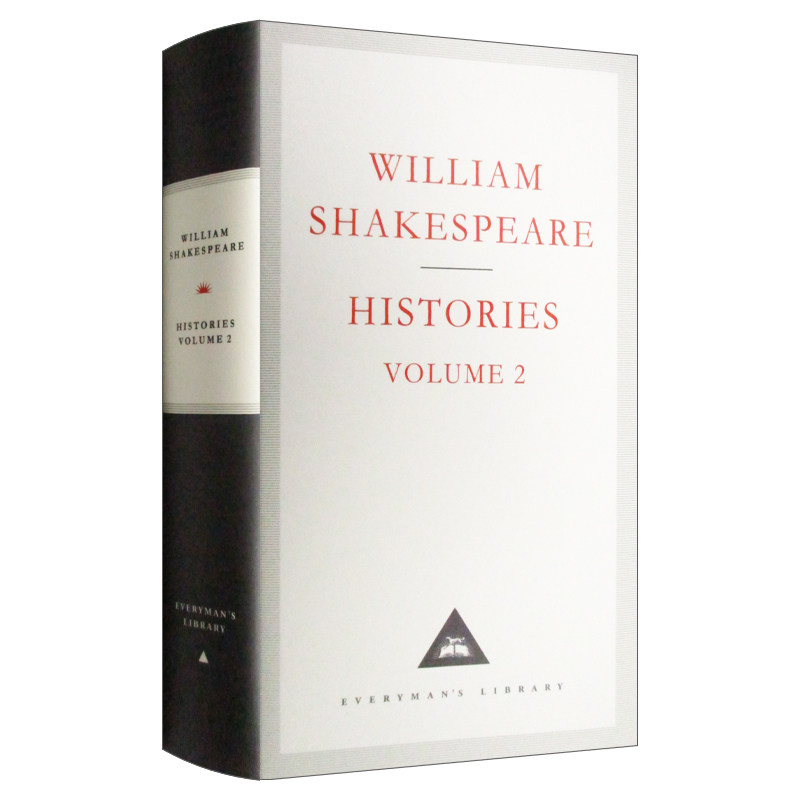 莎士比亚历史戏剧集 卷二 亨利四世 亨利五世 亨利八世 Everyman精装收藏版 Histories Volume 2 英文原版文学戏剧