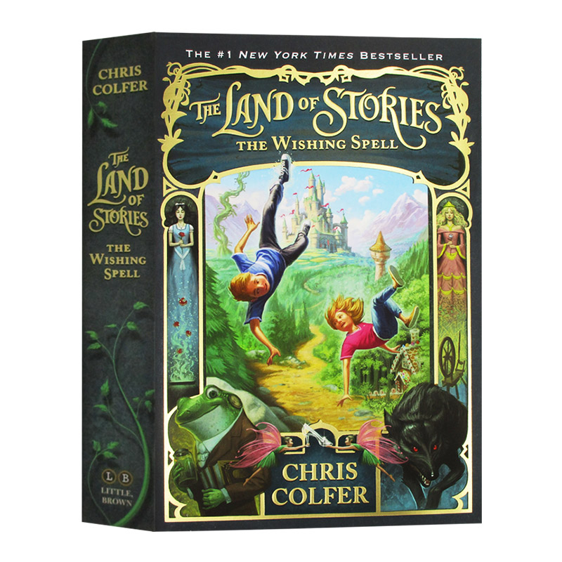 异世界童话之旅故事之地1 许愿魔咒 The Land of Stories The Wishing Spell 英文原版小说 英文版进口儿童文学英语课外阅读书籍