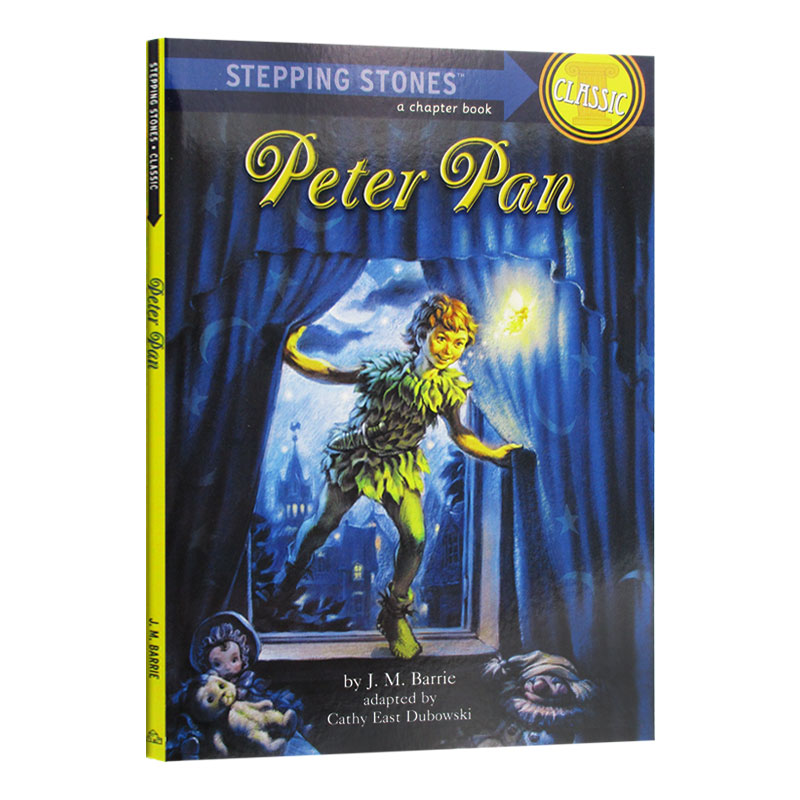 彼得潘 Peter Pan Stepping Stones Books Classic 英文原版儿童文学 进口英语课外读物书籍