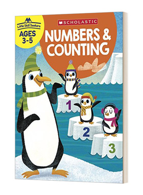 英文原版 Little Skill Seekers 小小的技能追求者 数字和计数 小学生英语启蒙认知教辅练习册 英文版 进口英语原版书籍