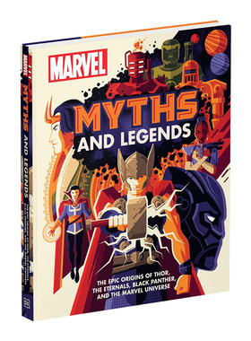 Marvel Myths and Legends 漫威神话和传说 超级英雄和漫威宇宙史诗 精装 英文原版儿童读物 进口英语书籍