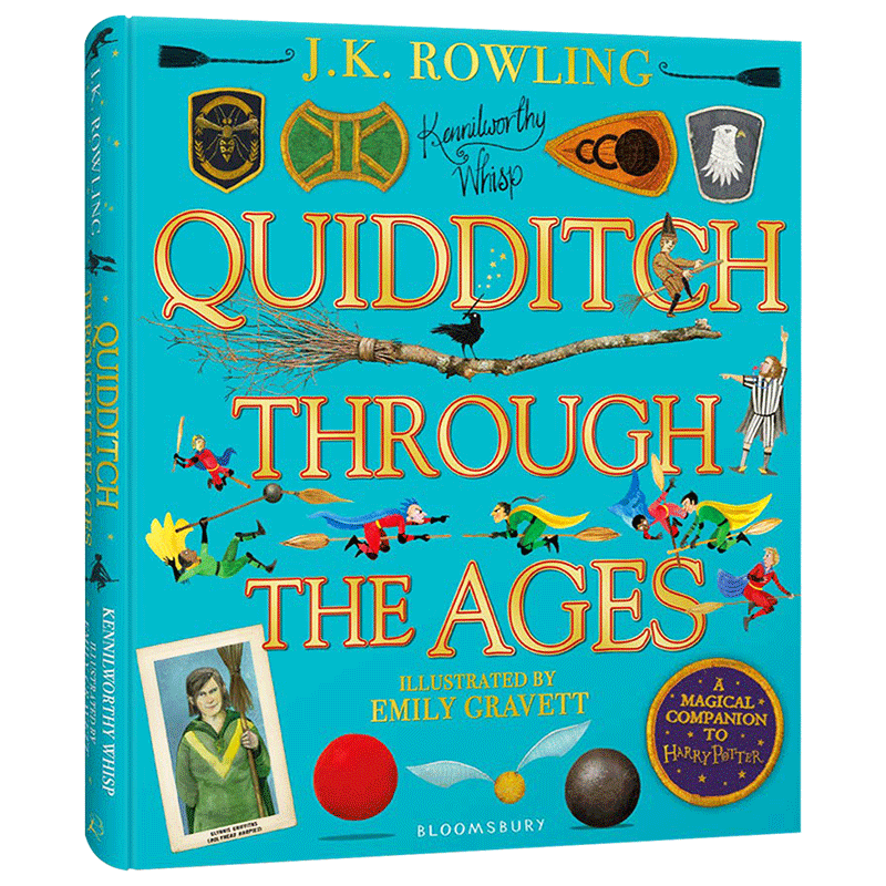 神奇的魁地奇球 插图版 Quidditch Through the Ages 英文原版哈利波特外传 JK罗琳 英文版进口原版英语书籍