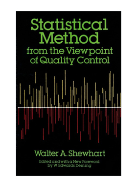 英文原版 Statistical Method from the Viewpoint of Quality Control 质量控制中的统计方法 英文版 进口英语原版书籍