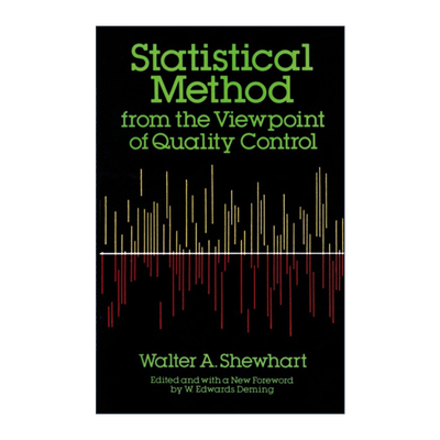 英文原版 Statistical Method from the Viewpoint of Quality Control 质量控制中的统计方法 英文版 进口英语原版书籍