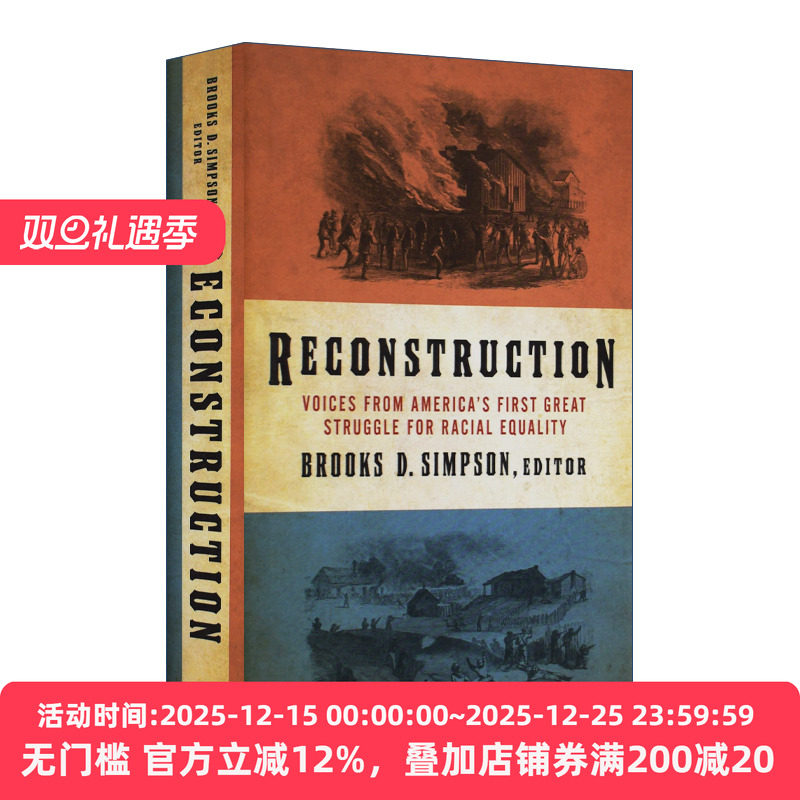 英文原版 Reconstruction Voices from America's 重建 精装 英文版 进口英语原版书籍