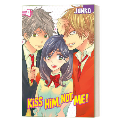 我太受欢迎了该怎么办4 Kiss Him Not Me 4 英文原版日本少女漫画 Junko 进口英语书籍