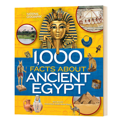 关于古埃及的1000个事实 1 000 Facts About Ancient Egypt 精装 英文原版儿童读物 进口英语课外阅读书籍