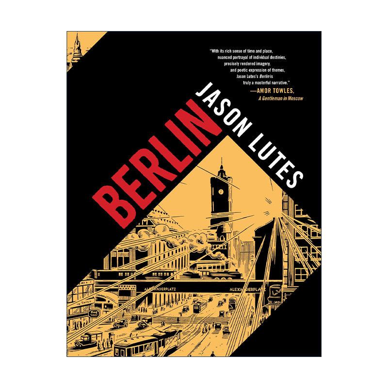 英文原版 Berlin 柏林1 石之城 漫画 两次世界大战之间的德国社会 英文版 进口英语原版书籍