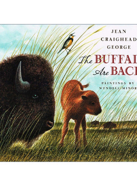 英文原版 The Buffalo Are Back 水牛回来了 儿童自然环境保护精装绘本 纽伯瑞奖得主 山中岁月作者Jean Craighead George 英文版