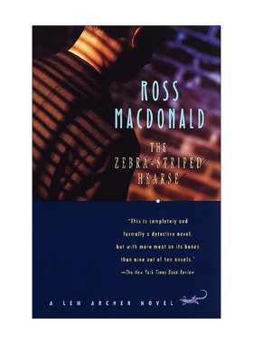 英文原版 The Zebra-Striped Hearse 条纹灵车 移动飞靶作者 英国金匕首奖得主Ross Macdonald 英文版 进口英语原版书籍