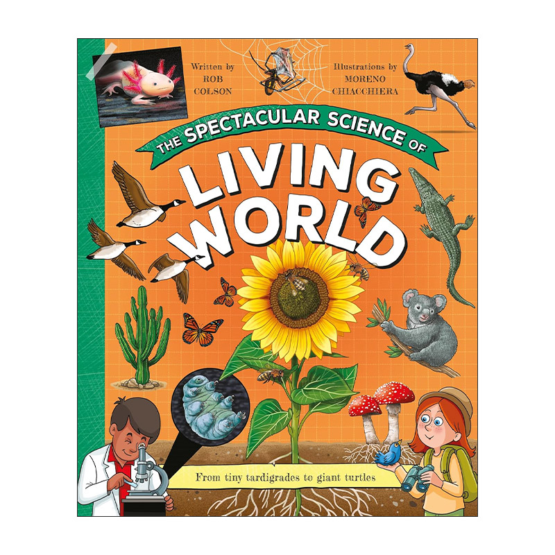 英文原版 The Spectacular Science of the Living World 壮观的生活世界科学 精装科普绘本 英文版 进口英语原版书籍
