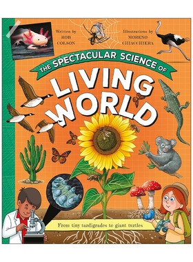 英文原版 The Spectacular Science of the Living World 壮观的生活世界科学 精装科普绘本 英文版 进口英语原版书籍
