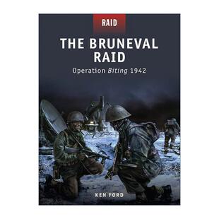 英文原版 The Bruneval Raid 二战叮咬行动1942 英军空降法国布吕内瓦尔 战争突袭系列 英文版 进口英语原版书籍