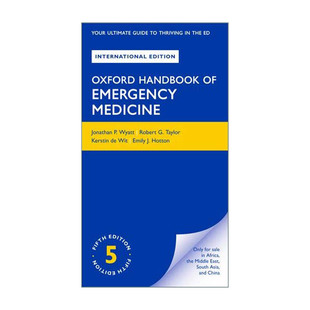Oxford Handbook of Emergency Medicine 牛津急诊医学手册 英文原版医学知识读物 进口英语书籍