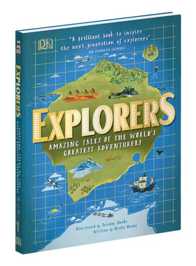 探险家 伟大冒险家的惊奇故事 Explorers 英文原版儿童英语科普读物 世界自然地理知识 英文版进口原版书籍