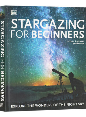 观星入门指南 Stargazing for Beginners DK初学者星空百科读物 太空 天空观察 英文原版探索星际科学读物进口书