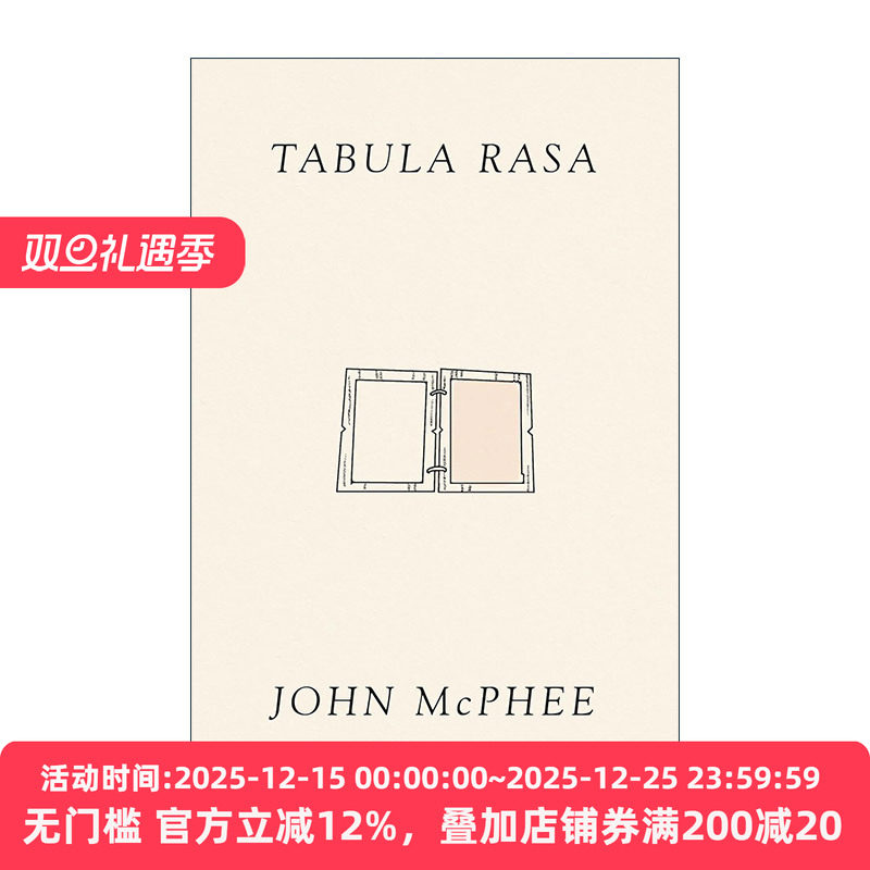 英文原版 Tabula Rasa 约翰·麦克菲文集卷1 英文版 进口英语原版书籍