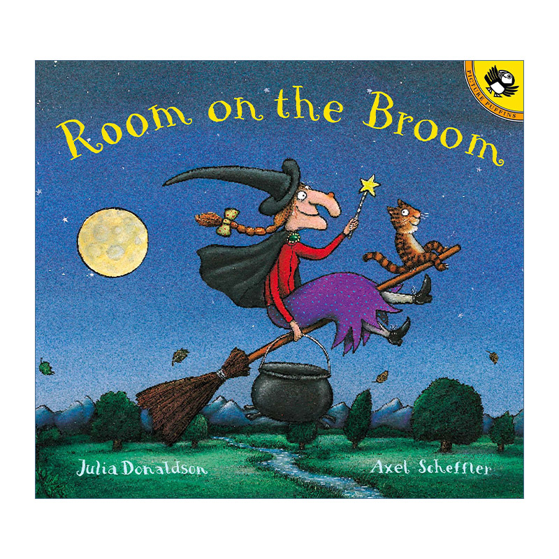 英文原版 Room on the Broom 女巫扫帚排排坐 儿童绘本 万圣节读物 Julia Donaldson 插画Axel Scheffler 英文版 进口英语原版书籍