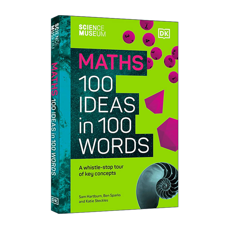 英文原版 The Science Museum Maths 100 Ideas in 100 Words DK科学博物馆 100个单词中的100个数学思维 英文版进口英语原版书籍