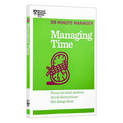 英文原版 Managing Time HBR 20-Minute Manager Series 时间管理 哈佛商业评论二十分钟管理丛书系列 英文版 进口英语原版书籍
