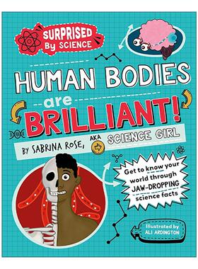 英文原版 Surprised by Science Human Bodies are Brilliant 科学的惊喜 人类身体 儿童科学科普百科绘本精装 进口英语原版书籍