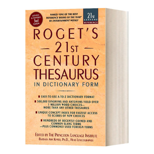 罗氏21世纪词典 大开本 Roget's 21st Century Thesaurus Third Edition 英文原版词典字典 进口英语工具书籍