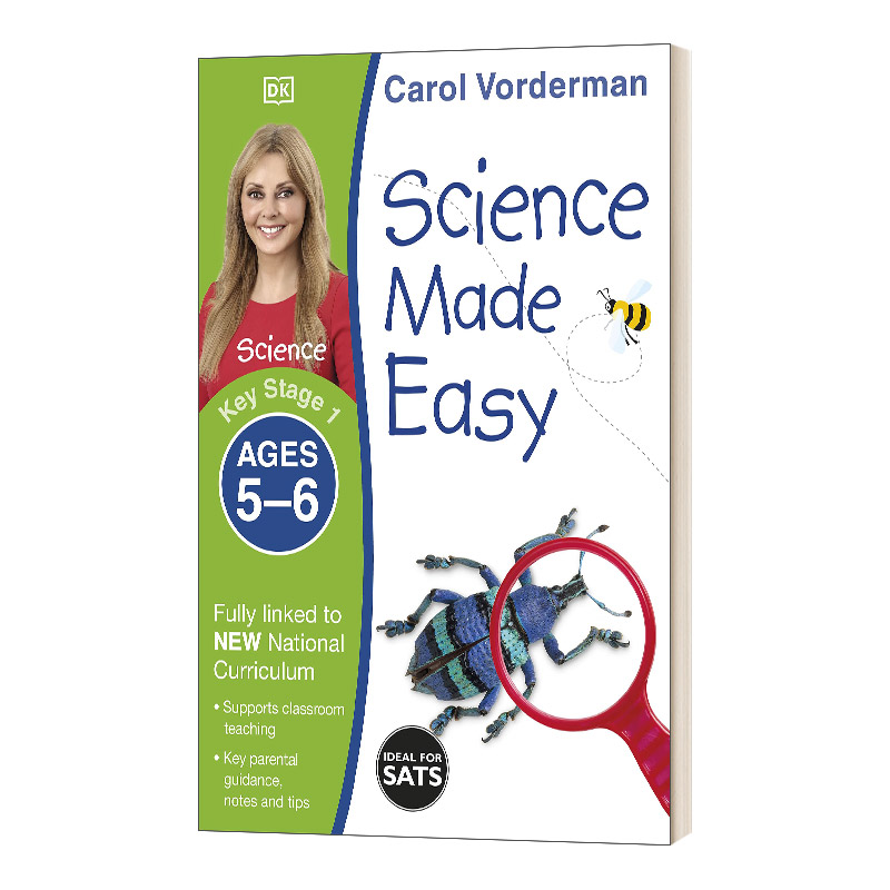 英文原版 Ages 5–6 Key Stage 1 DK科学一点通练习本 5-6岁 英文版 进口英语原版书籍