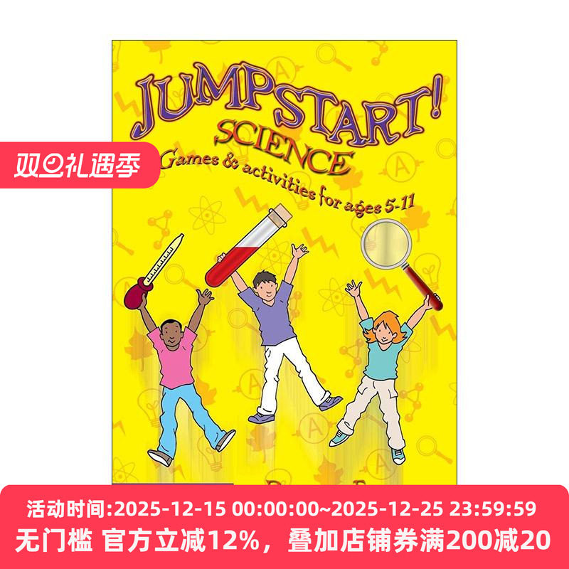 英文原版 Jumpstart! Science 提升科学 5-11岁儿童游戏与活动 英文版 进口英语原版书籍