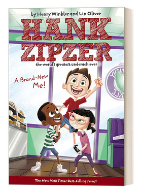 Hank Zipzer 17 A Brand-New Me 汉克历险记17 一个全新的我 英文原版青少年幽默搞笑校园成长章节小说 进口英语书籍