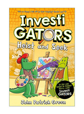 英文原版 InvestiGators Heist and Seek 鳄鱼侦查员6 抢劫与寻找 儿童全彩爆笑漫画故事书 英文版 进口英语原版书籍