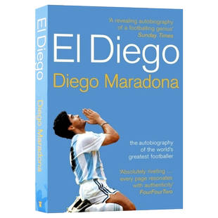 马拉多纳自传 El Diego The Autobiography of the World's Greatest Footballer 英文原版人物传记 进口英语读物书籍