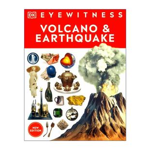 英文版 书籍 Volcano 目击者系列 火山和地震 Earthquake Eyewitness 进口英语原版 英文原版 儿童科普百科读物