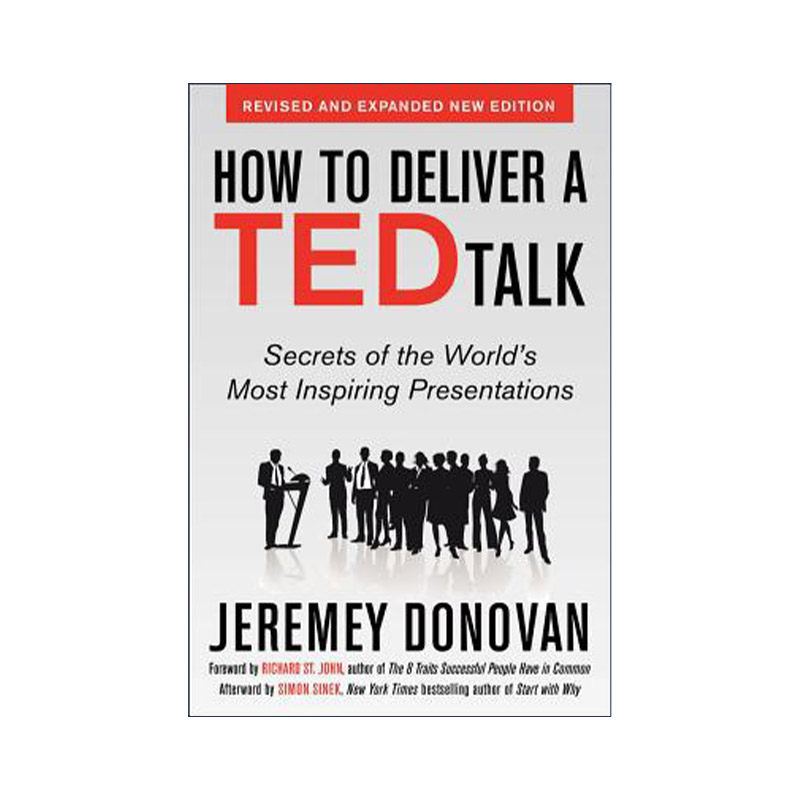 英文原版 How to Deliver a TED Talk 英文版 进口英语原版书籍