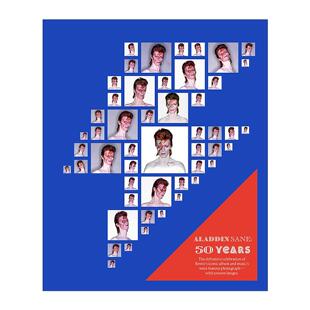 英文原版 Aladdin Sane 50 大卫鲍伊 经典专辑50周年纪念精装 英文版 进口英语原版书籍