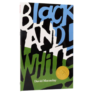 黑与白 Black and White 凯迪克金奖 大卫麦考利 David Macaulay 英文原版儿童英语启蒙故事绘本 进口书籍