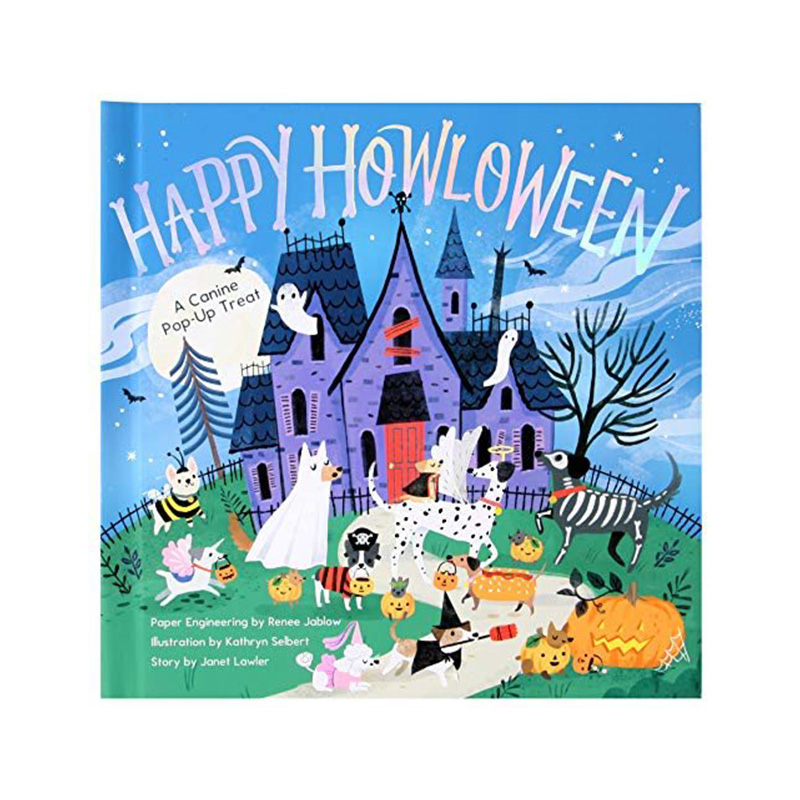 英文原版 Happy Howloween A Canine Pop-Up Treat 立体书 圣诞节快乐 儿童精装绘本 Kathryn Selbert 英文版 进口英语原版书籍 书籍/杂志/报纸 儿童读物原版书 原图主图