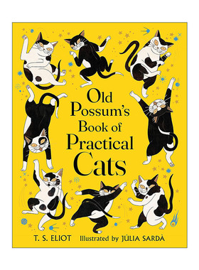 英文原版 Old Possum's Book of Practical Cats 老负鼠的实用猫经 怪猫故事集 精装 TS艾略特 韦伯音乐剧猫原著儿童诗歌集 英文版