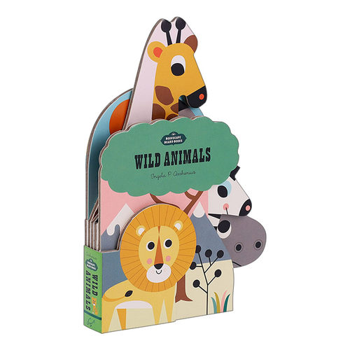 Bookscape Board Books: Wild Animals 野生动物  异形纸板书
