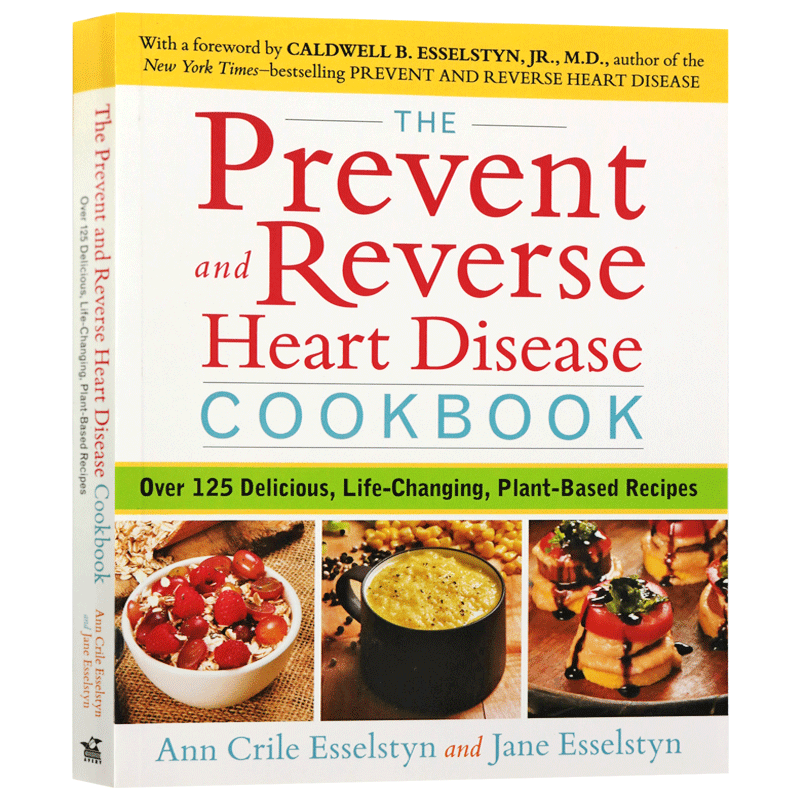 心脏病的预防和治疗食谱 The Prevent and Reverse Heart Disease Cookbook 英文原版保健养生科普 英文版进口英语书籍