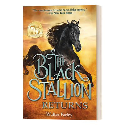 英文原版 The Black Stallion Returns 黑神驹系列 黑神驹归来 Walter Farley 青少年骑马动作冒险小说 英文版 进口英语原版书籍