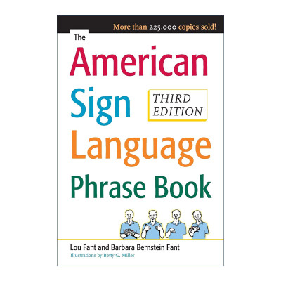 英文原版 American Sign Language Phrase Book 美国手语短语书 第3版 英文版 进口英语原版书籍