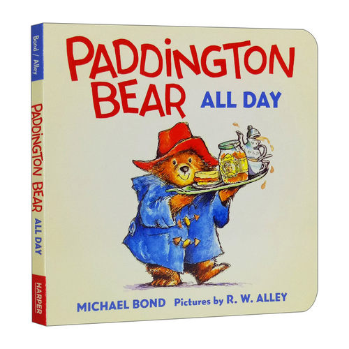 Paddington Bear All Day Board Book 帕丁顿熊纸板书 儿童绘本